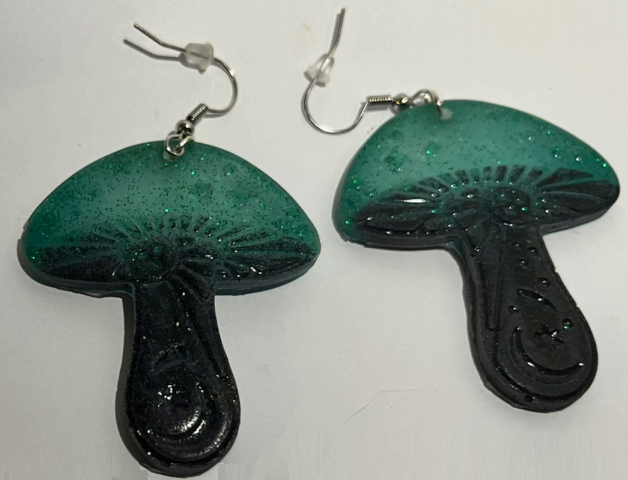 Boucle d'oreille Champi